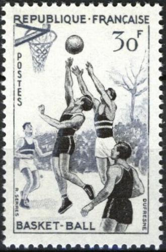 Potov znmka Franczsko 1956 Basketbal Mi# 1100 - zvi obrzok