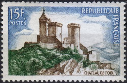 Potov znmka Franczsko 1958 Zmek Foix Mi# 1213 - zvi obrzok