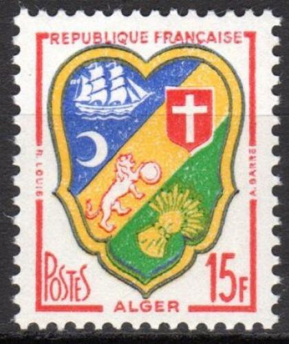 Poštová známka Francúzsko 1959 Znak Algier Mi# 1239