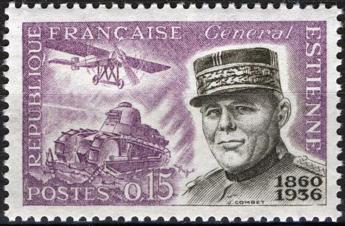 Potov znmka Franczsko 1960 Generl Jean-Baptiste-Eugène Estienne Mi# 1323