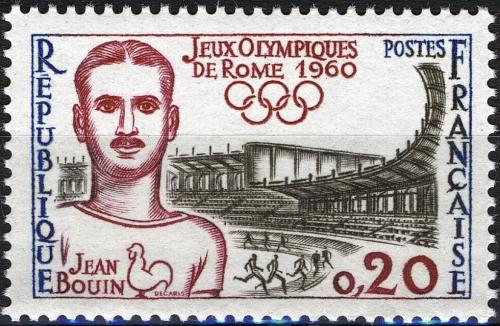 Potov znmka Franczsko 1960 Jean Bouin, atlet Mi# 1317 - zvi obrzok