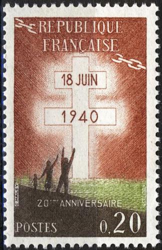 Potov znmka Franczsko 1960 Lotrinsk k Mi# 1315