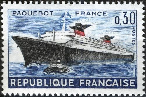Potov znmka Franczsko 1962 Dopravn lo France Mi# 1378