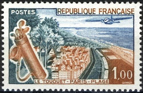 Potov znmka Franczsko 1962 Le Touquet-Paris-Plage Mi# 1408 - zvi obrzok