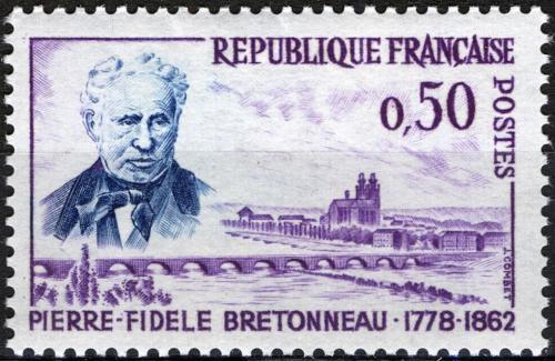 Potov znmka Franczsko 1962 Pierre Fidele Bretonneau, lka Mi# 1381 - zvi obrzok