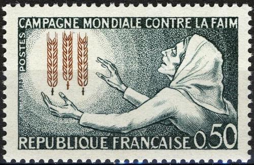 Potov znmka Franczsko 1963 Boj proti hladu Mi# 1429 - zvi obrzok