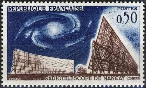 Potov znmka Franczsko 1963 Rdioteleskop Mi# 1443