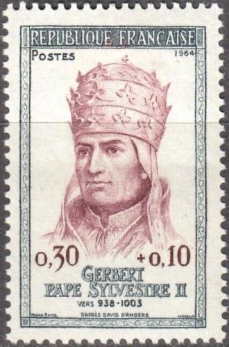Potovn znmka Francie 1964 Pape Silvestr II. Mi# 1479 - zvi obrzok