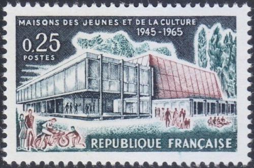 Potov znmka Franczsko 1965 Kulturn dm v Troyes Mi# 1507 - zvi obrzok