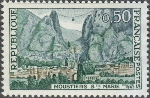 Potov znmka Franczsko 1965 Moustiers-Sainte-Marie Mi# 1515 - zvi obrzok