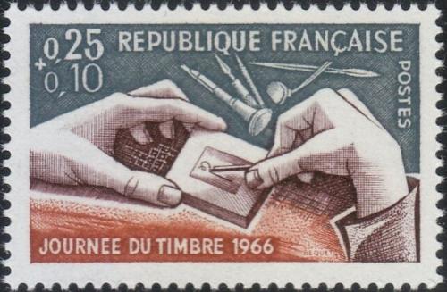 Potov znmka Franczsko 1966 Den znmek Mi# 1540 - zvi obrzok