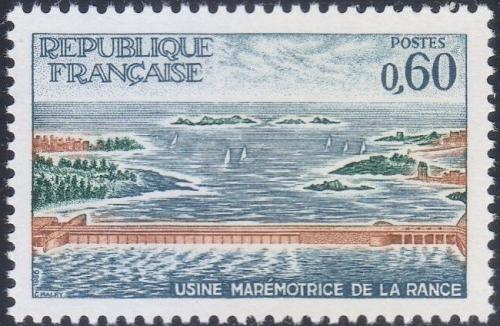 Potov znmka Franczsko 1966 Vodn elektrrna Mi# 1566