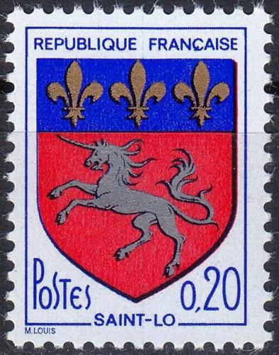 Potov znmka Franczsko 1966 Znak Saint-L Mi# 1570 x - zvi obrzok