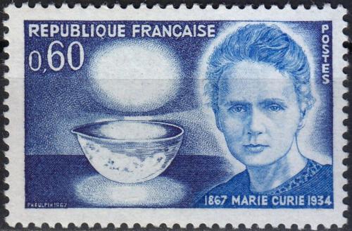Potov znmka Franczsko 1967 Marie Curie-Skodowsk Mi# 1600