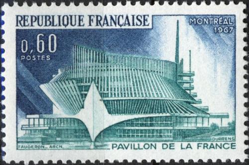 Potov znmka Franczsko 1967 Vstava EXPO 67 Montreal Mi# 1577  - zvi obrzok