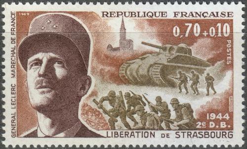 Potov znmka Franczsko 1969 Generl Philippe Leclerc Mi# 1691 - zvi obrzok