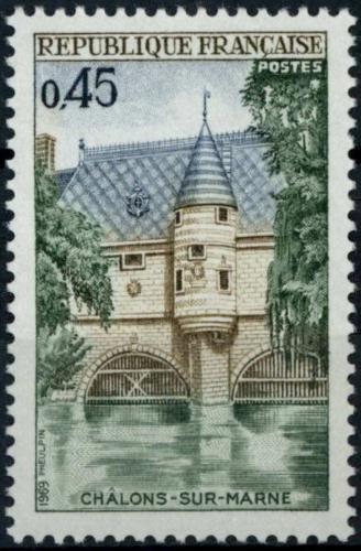 Potov znmka Franczsko 1969 Most v Chlons-sur-Marne Mi# 1673