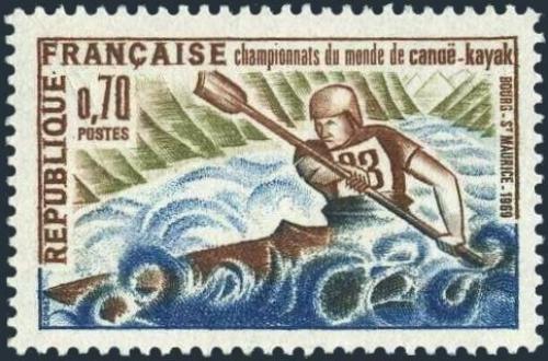 Potov znmka Franczsko 1969 MS v jzd na kajaku Mi# 1678