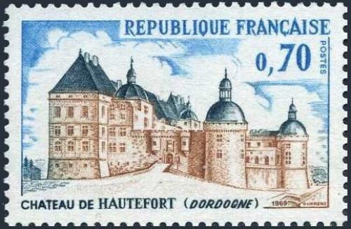Potov znmka Franczsko 1969 Zmek Hautefort Mi# 1663 - zvi obrzok