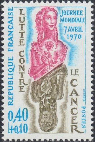 Potov znmka Franczsko 1970 Boj proti rakovin Mi# 1706 - zvi obrzok
