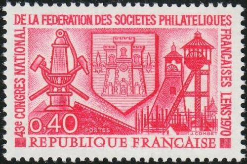 Potov znmka Franczsko 1970 Filatelistick kongres Mi# 1714 - zvi obrzok