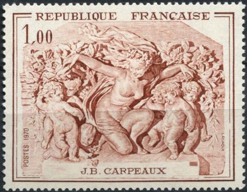 Potov znmka Franczsko 1970 Umenie, Jean-Baptiste Carpeaux Mi# 1721