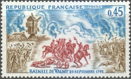 Potov znmka Franczsko 1971 Bitka u Valmy Mi# 1767 - zvi obrzok