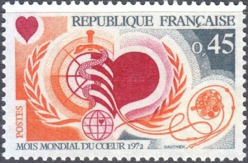 Potovn znmka Francie 1972 Msc srdce Mi# 1785 - zvi obrzok