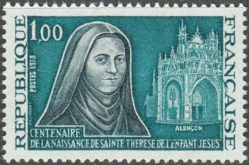 Potov znmka Franczsko 1973 Svt Terezie z Lisieux Mi# 1817 - zvi obrzok