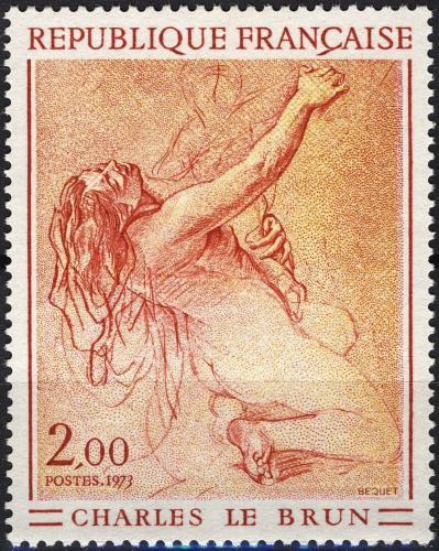 Potov znmka Franczsko 1973 Umenie, Charles Le Brun Mi# 1828  - zvi obrzok