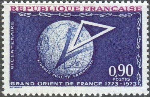 Potov znmka Franczsko 1973 Zemkoule Mi# 1830