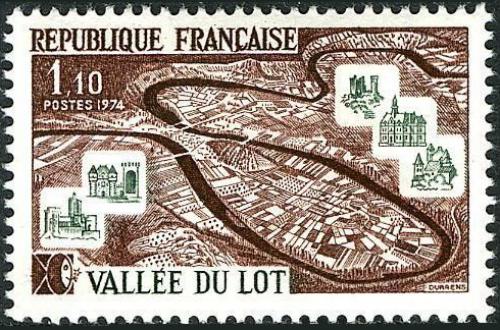 Potov znmka Franczsko 1974 Tal des Lot Mi# 1884 - zvi obrzok
