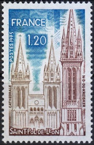 Potov znmka Franczsko 1975 Katedrla v Saint-Pol-de-Lon Mi# 1902