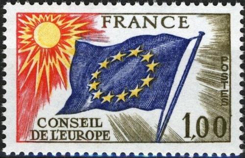 Potov znmka Franczsko 1976 Rada Evropy, sluobn Mi# 19