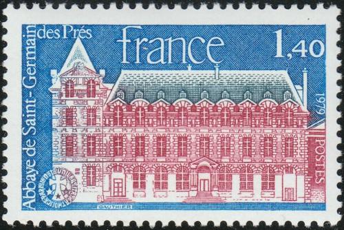 Potov znmka Franczsko 1979 Kltor Saint-Germain-des-Prs Mi# 2147