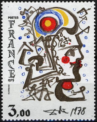 Potov znmka Franczsko 1979 Umenie, Salvador Dali Mi# 2180