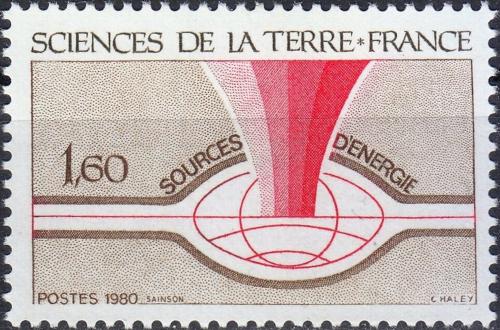 Potov znmka Franczsko 1980 Energetick zdroje Mi# 2213