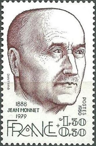 Potov znmka Franczsko 1980 Jean Monnet Mi# 2198