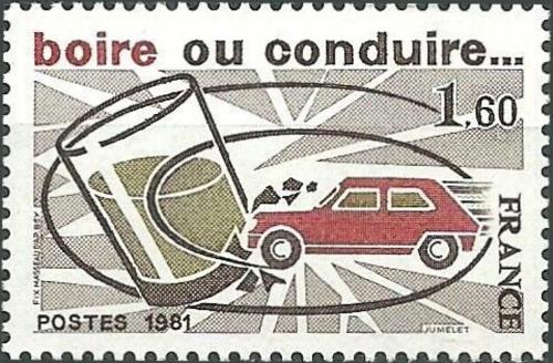 Potov znmka Franczsko 1981 Kampa proti zen pod vlivem Mi# 2278