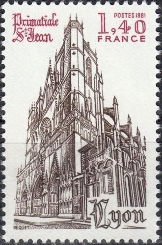 Potov znmka Franczsko 1981 Katedrla v Lyonu Mi# 2266