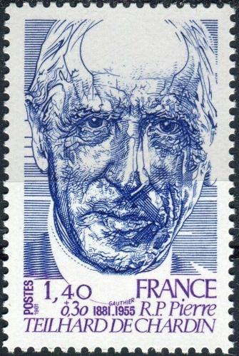 Potov znmka Franczsko 1981 Pierre Teilhard de Chardin, paleontolog Mi# 2264