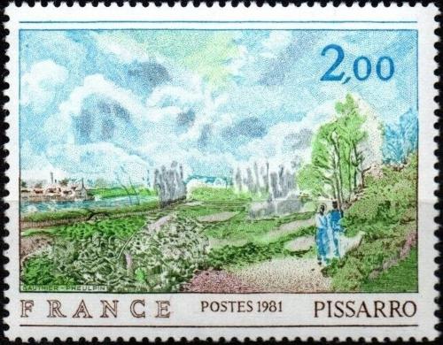 Potov znmka Franczsko 1981 Umenie, Camille Pissarro Mi# 2258 - zvi obrzok