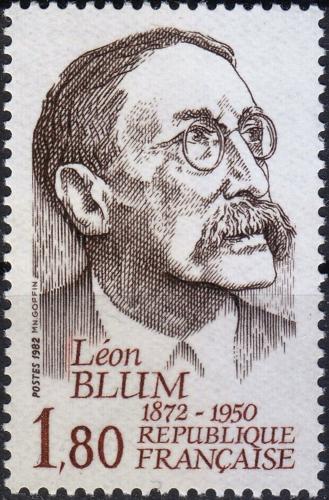 Potov znmka Franczsko 1982 Lon Blum, politik Mi# 2373