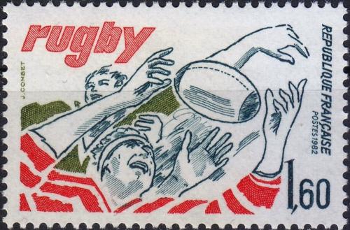 Potov znmka Franczsko 1982 Rugby Mi# 2355  - zvi obrzok