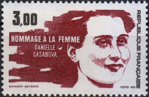 Potov znmka Franczsko 1983 Danielle Casanova Mi# 2385