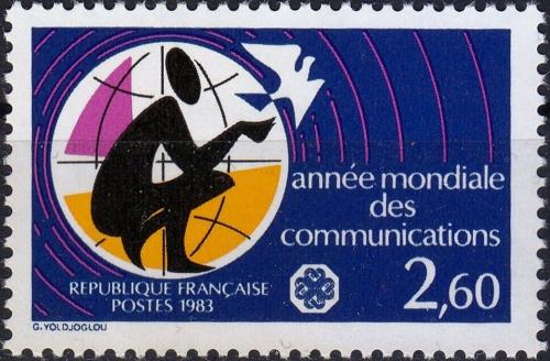 Potov znmka Franczsko 1983 Svtov rok komunikace Mi# 2386