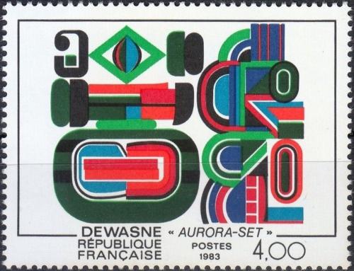 Potov znmka Franczsko 1983 Umenie, Jean Dewasne Mi# 2389