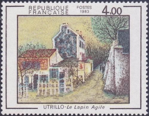 Potov znmka Franczsko 1983 Umenie, Maurice Utrillo Mi# 2422