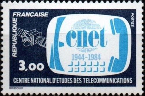 Potov znmka Franczsko 1984 Centrum pro studia komunikace Mi# 2450