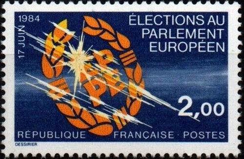 Potov znmka Franczsko 1984 Volby do evropskho parlamentu Mi# 2432